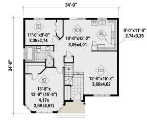 Main Floor for House Plan #6146-00459