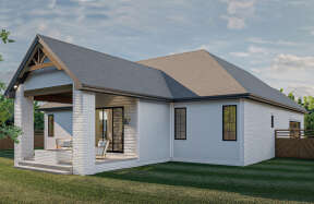 Cottage House Plan #963-00574 Elevation Photo