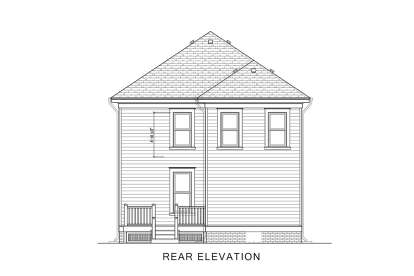 Historical House Plan #4351-00022 Elevation Photo