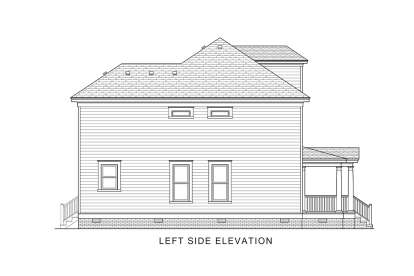 Historical House Plan #4351-00022 Elevation Photo