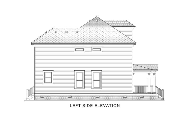 Historical House Plan #4351-00022 Elevation Photo
