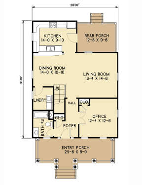 Main Floor for House Plan #4351-00022