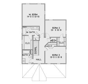 Second Floor for House Plan #4351-00022