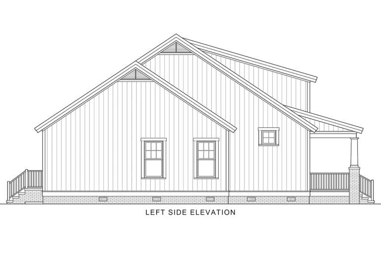 Mountain House Plan #4351-00023 Elevation Photo