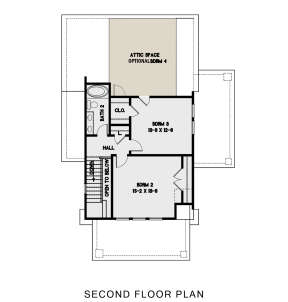 Second Floor for House Plan #4351-00023