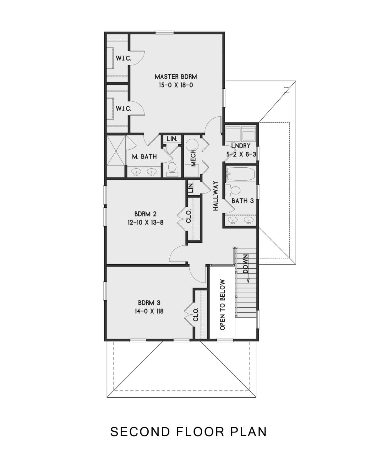 Second Floor for House Plan #4351-00026