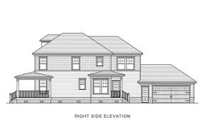 Country House Plan #4351-00027 Elevation Photo