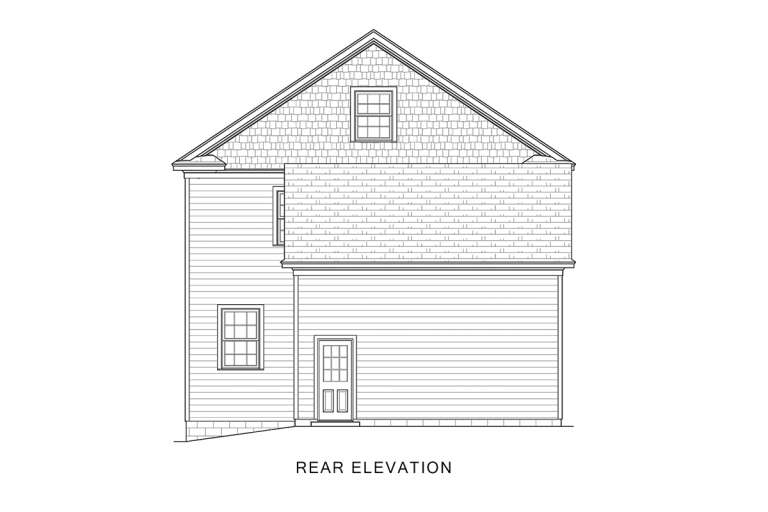 Country House Plan #4351-00028 Elevation Photo