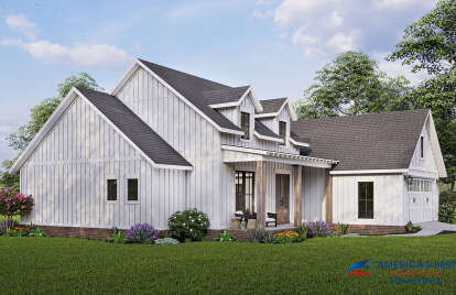 Modern Farmhouse House Plan #041-00252 Elevation Photo