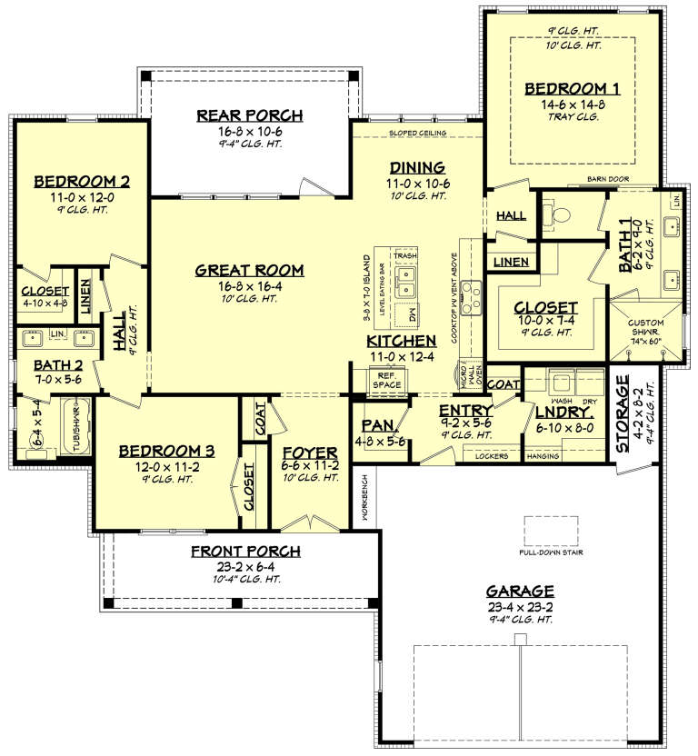 House Plan House Plan #25775 Drawing 1