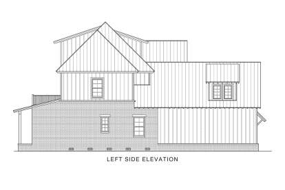 Modern Farmhouse House Plan #4351-00029 Elevation Photo