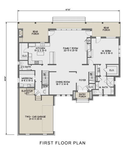 Main Floor for House Plan #4351-00029