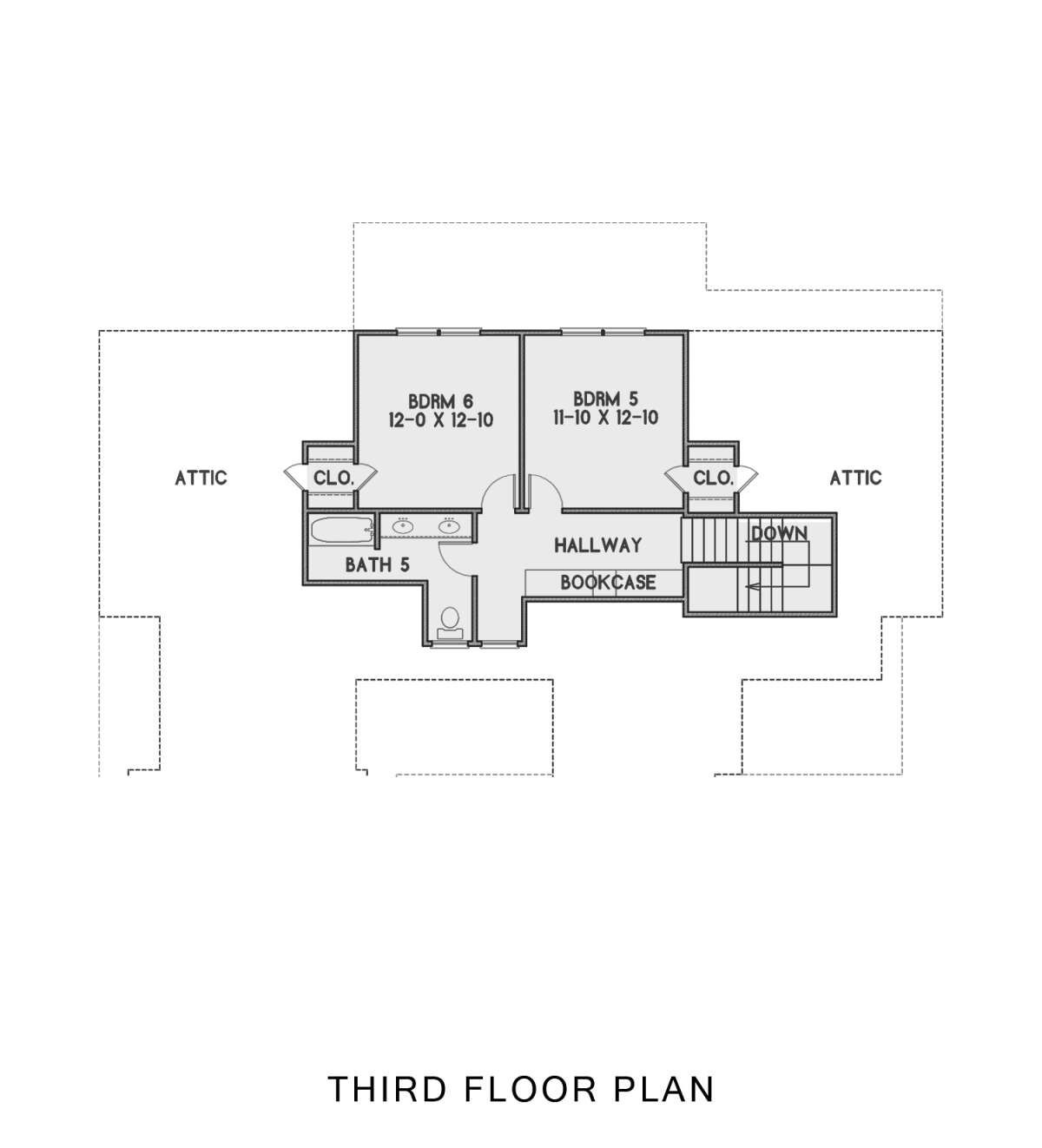 Third Floor for House Plan #4351-00029