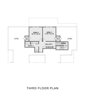 Third Floor for House Plan #4351-00029