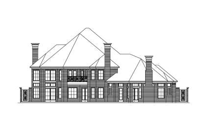 European House Plan #5445-00472 Elevation Photo