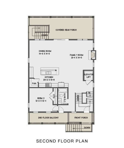 Main Floor for House Plan #4351-00032