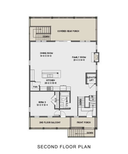 Main Floor for House Plan #4351-00032