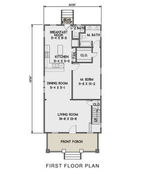 Main Floor for House Plan #4351-00033