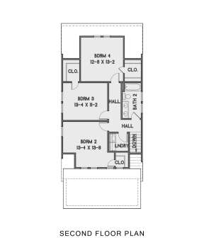 Second Floor for House Plan #4351-00033