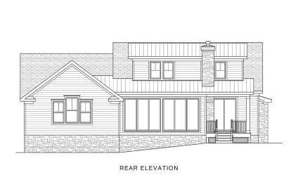 Craftsman House Plan #4351-00034 Elevation Photo