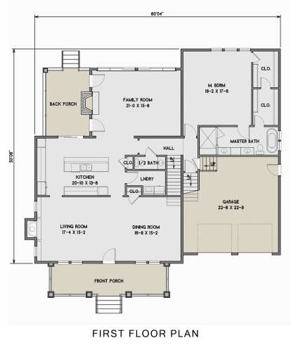 Main Floor for House Plan #4351-00034