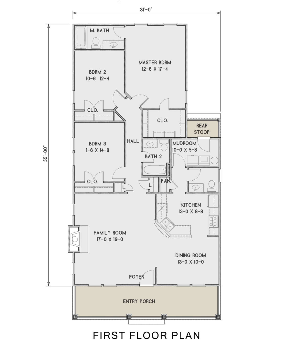 Main Floor for House Plan #4351-00035