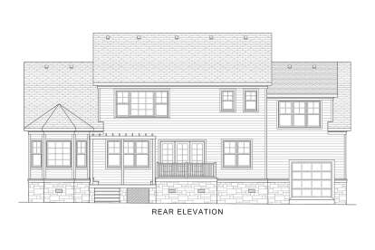 Traditional House Plan #4351-00036 Elevation Photo