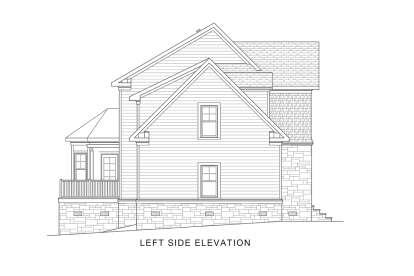 Traditional House Plan #4351-00036 Elevation Photo