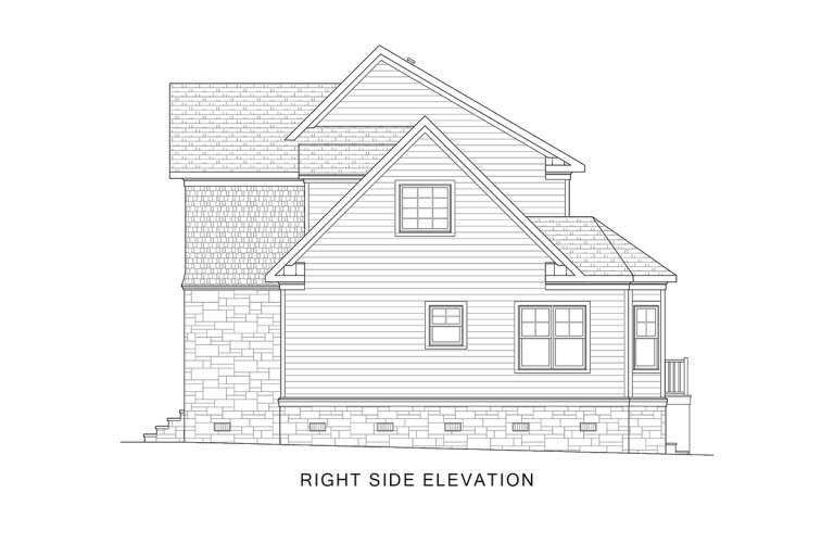 Traditional House Plan #4351-00036 Elevation Photo