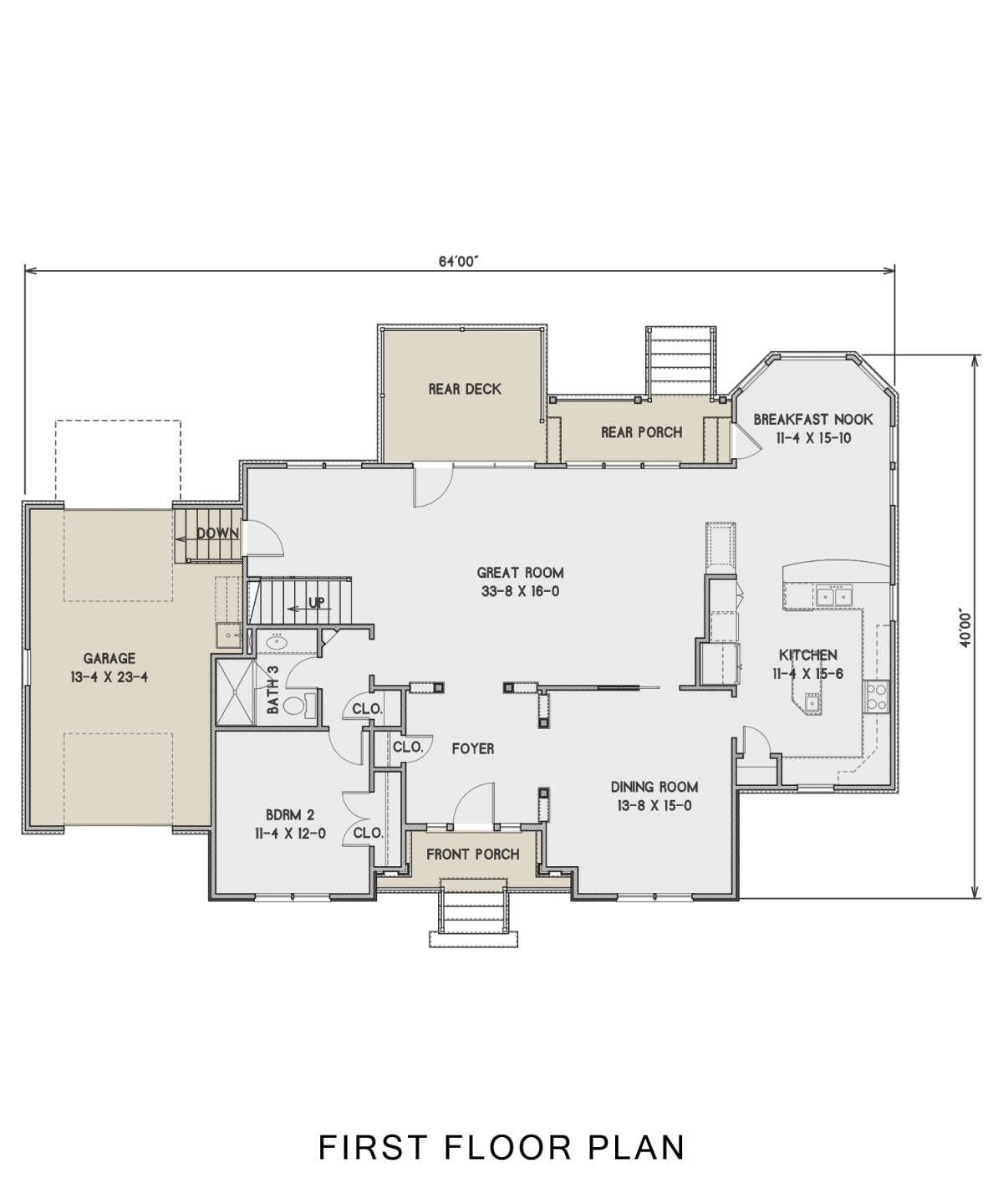 Main Floor for House Plan #4351-00036