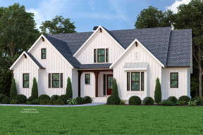 Modern Farmhouse House Plan #8594-00453 Elevation Photo