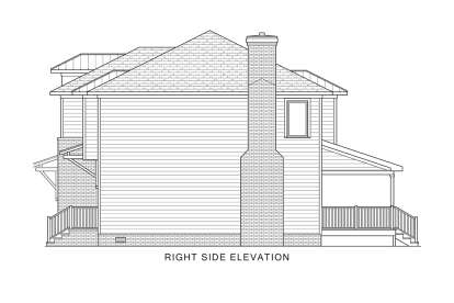 Traditional House Plan #4351-00038 Elevation Photo