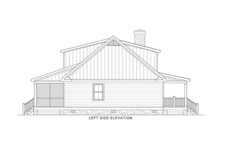 Country House Plan #4351-00039 Elevation Photo