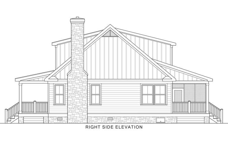 Country House Plan #4351-00039 Elevation Photo