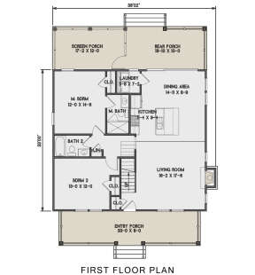 Main Floor  for House Plan #4351-00039