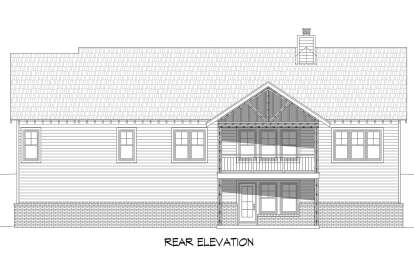 Craftsman House Plan #940-00360 Elevation Photo