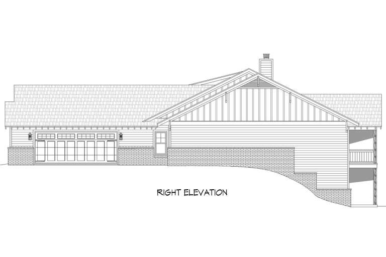 Craftsman House Plan #940-00360 Elevation Photo