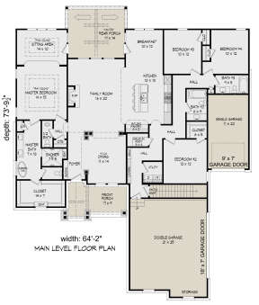 Main Floor for House Plan #940-00360