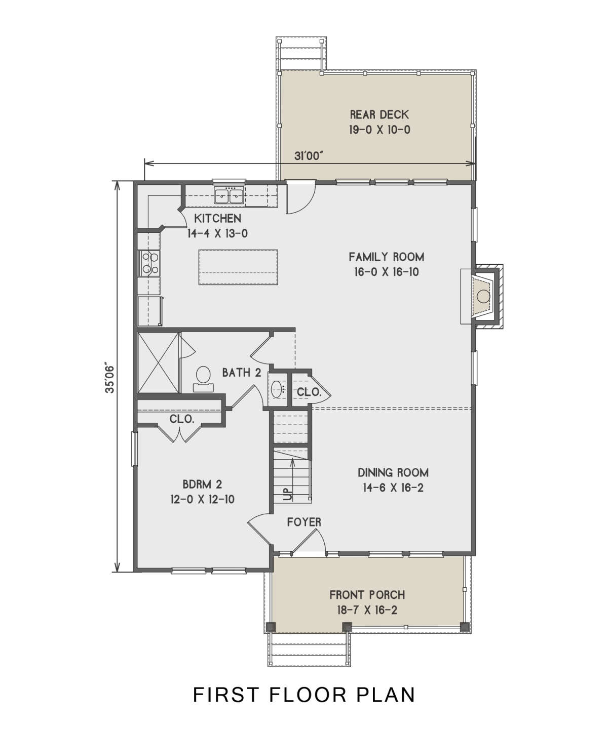 Main Floor for House Plan #4351-00040