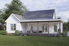 Modern Farmhouse House Plan #009-00305 Elevation Photo