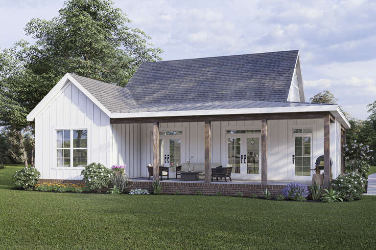 Modern Farmhouse House Plan #009-00305 Elevation Photo