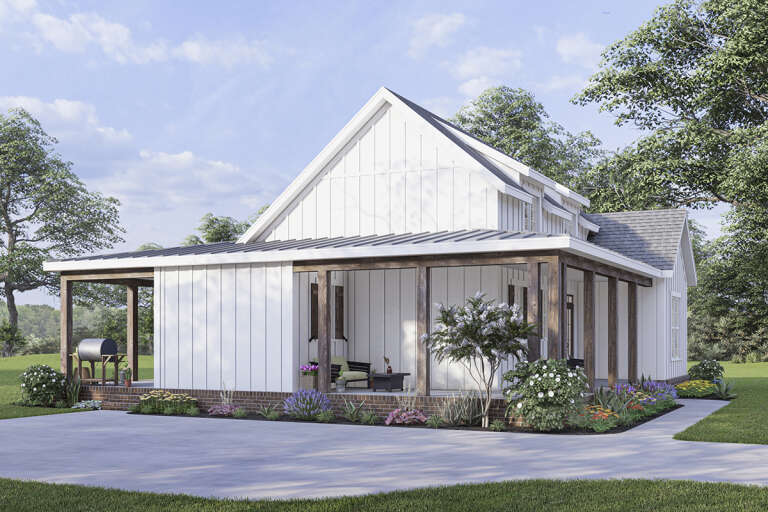 Modern Farmhouse House Plan #009-00305 Elevation Photo