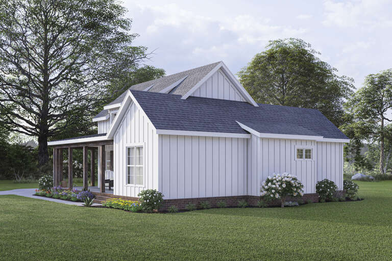 Modern Farmhouse House Plan #009-00305 Elevation Photo