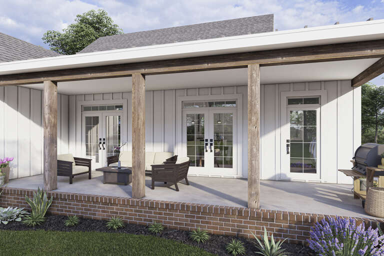 Modern Farmhouse House Plan #009-00305 Elevation Photo