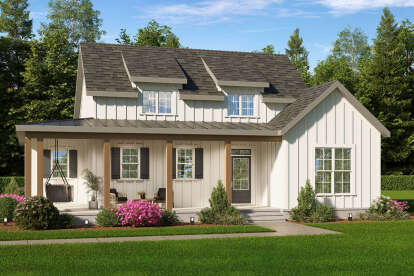 Modern Farmhouse House Plan #009-00305 Elevation Photo