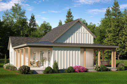 Modern Farmhouse House Plan #009-00305 Elevation Photo