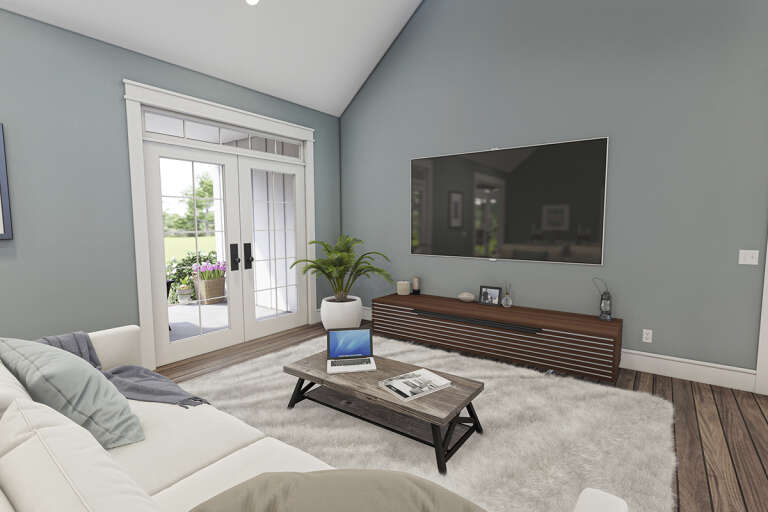 Modern Farmhouse House Plan #009-00305 Additional Photo