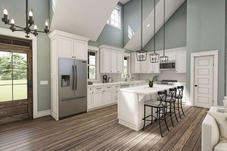 Modern Farmhouse House Plan #009-00305 Additional Photo