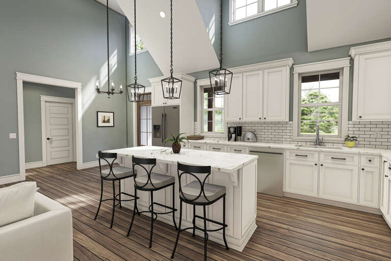 Modern Farmhouse House Plan #009-00305 Additional Photo
