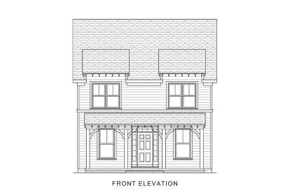 Modern Farmhouse House Plan #4351-00041 Elevation Photo